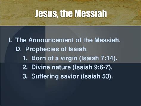 Ppt Jesus The Messiah Powerpoint Presentation Free Download Id