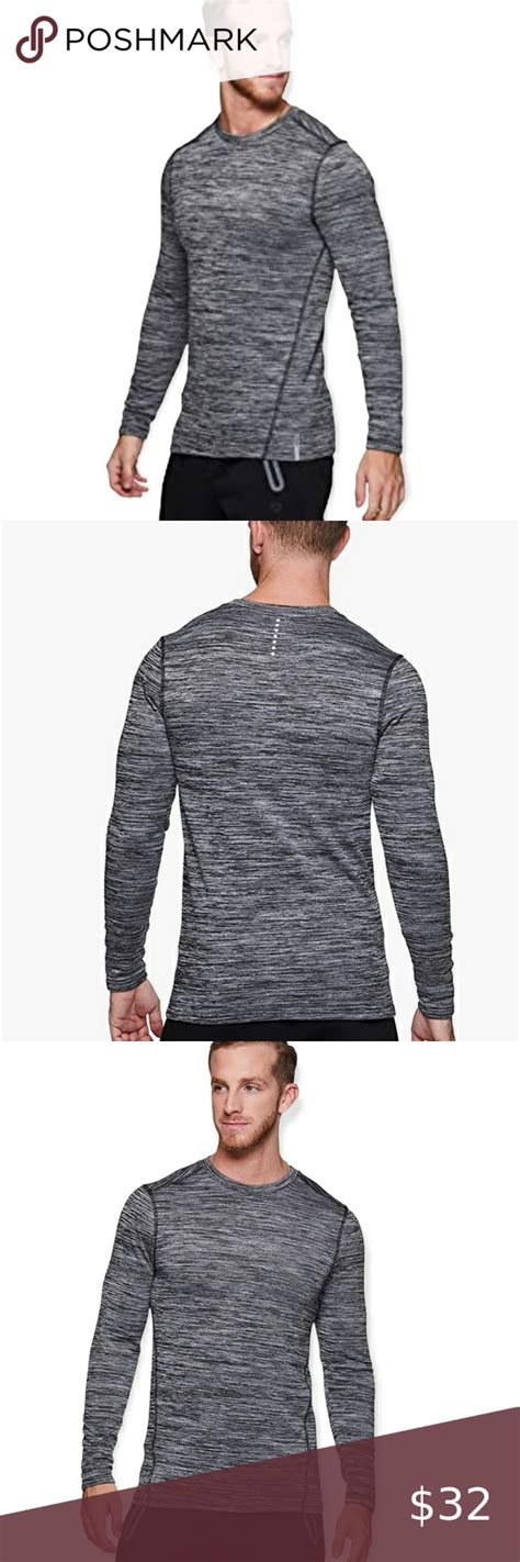 Nwt Rbx Active Mens Athletic Grey Compression Long Sleeve T Shirt 2x