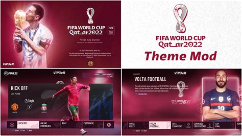 World Cup 22 Theme Mod For Fifa 22 Pc Tu 17 Youtube