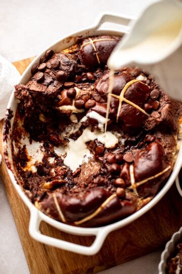 Chocolate Hot Cross Bun Pudding Eatnik