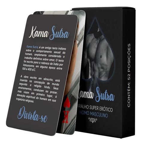 Baralho KAMA SUTRA GAY Super Erótico 55 Cartas COPAG SEXY SHOP Shopee Brasil