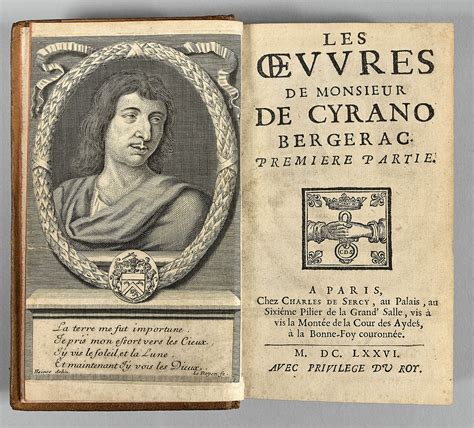 Cyrano De Bergerac Savinien Les Uvres De Monsieur De