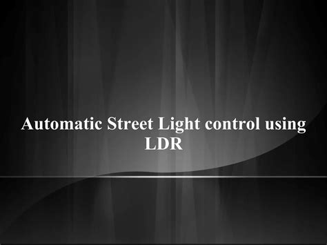 Automatic Street Light 5