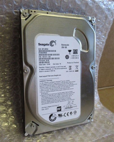 Seagate Barracuda ST250DM000 1BD141-302 3 5" 250GB 7 2K SATA 3 16MB ...