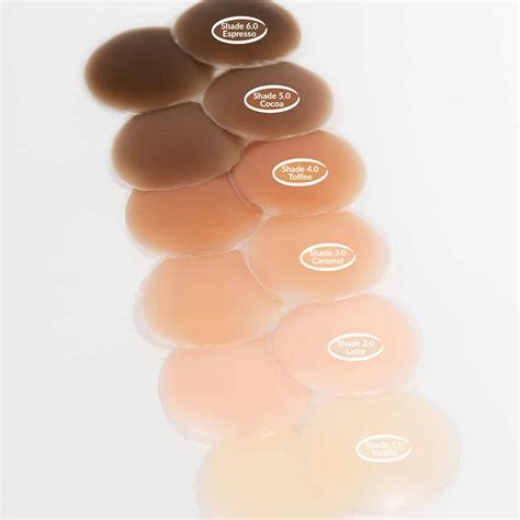 brushworks silicone nipple covers shade  vanilla soinvogue