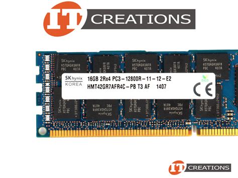 HMT42GR7AFR4C-PB SK HYNIX 16GB PC3-12800R DDR3-1600 REGISTERED ECC 2RX4 ...