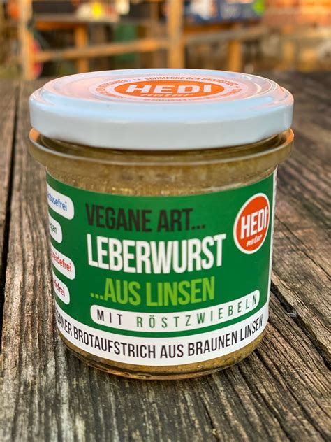 Hedi Vegane Art Leberwurst Aus Linsen Mit R Stzwiebeln Brotaufstrich