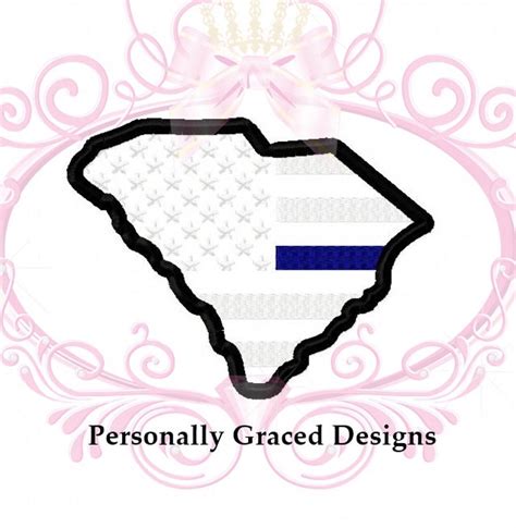 Instant Download South Carolina State Police Applique Thin - Etsy