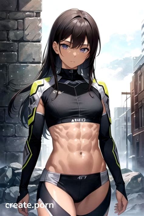 Muscular Sfw Waist Shot Hentai AI Porn