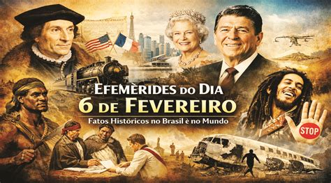 Dia 6 De Fevereiro - Efemérides do Dia 6 de Fevereiro - Um Dia de Humanismo, Poder ...