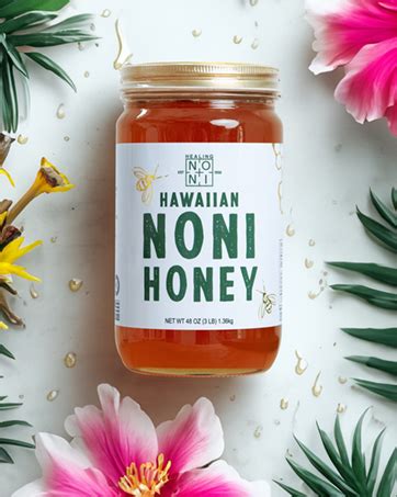 Amazon.com : Healing Noni - Hawaiian Honey - Farm Direct - 1-Pack Glass ...