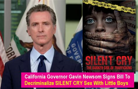 California Governor Gavin Newsom Signs Bill To Decriminalize Silent Cry