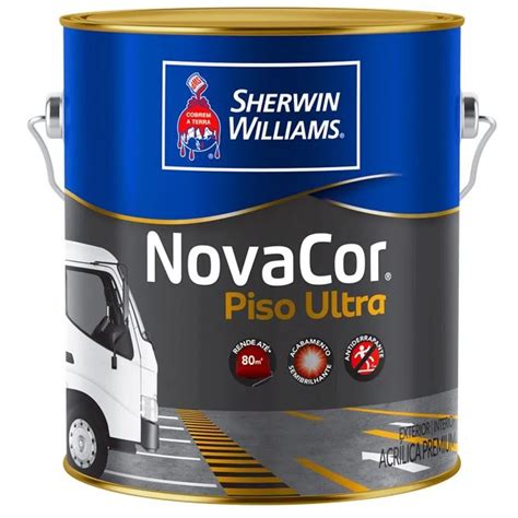 Tinta Piso Ultra Cinza Novacor Sherwin Williams Litros Catalogo