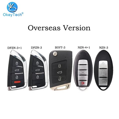 OkeyTech 5pcs Lot KYDZ Remote Key For Smart Key Programmeur Not Blade