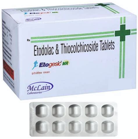 etodolac  mg thiocolchicoside  mg  rs box etura