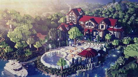 Seaside Mansion Minecraft Map