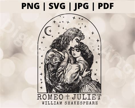 Shakespeare Svg Romeo And Juliet Poet Svg Literature Png Literary