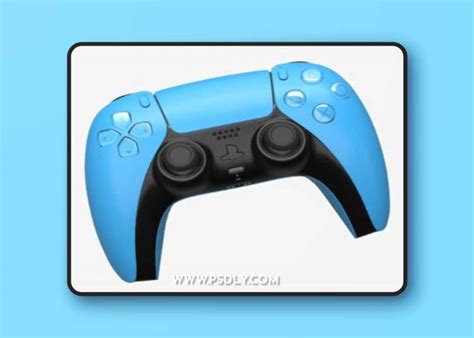 Sony Playstation 5 Dualsense Starlight Blue 3d Model