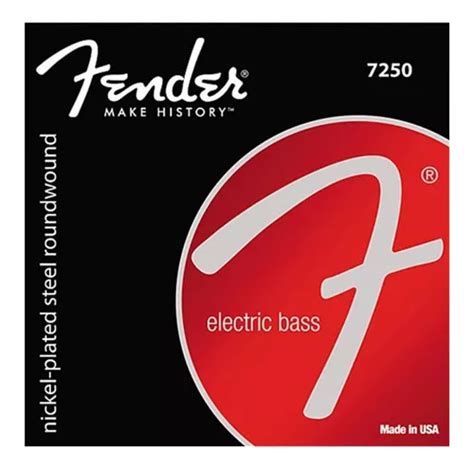 Encordado De Bajo Cuerdas Fender L Nickelsteel Cuotas