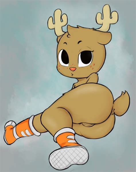 Rule 34 2013 Antlers Anus Ass Black Eyes Breasts Brown Fur Cartoon Network Cervine Cute Deer