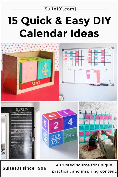 15 DIY Calendar Ideas to Stay Organized - Suite 101