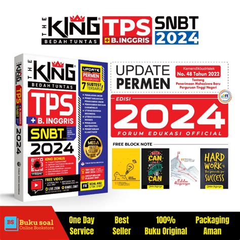 Jual SIAP KIRIM THE KING BEDAH TUNTAS SOAL DAN MATERI TPS SNBT