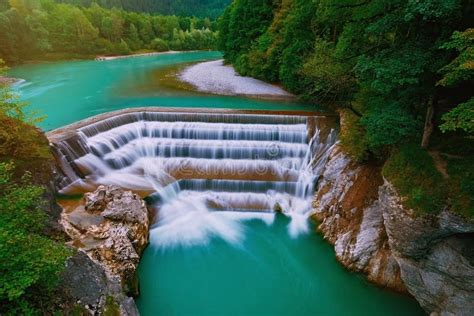 Lech Falls in Fussen stock photo. Image of river, water - 101424500