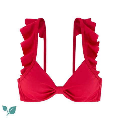 Dorina Minori háromszögű bikini felső pink kék
