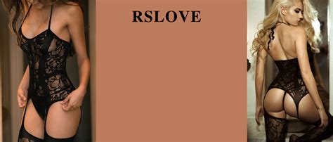 Rslove Women Fishnet Bodystocking Attached Stockings Sexy Lingerie Crotchless Bodysuit One Piece