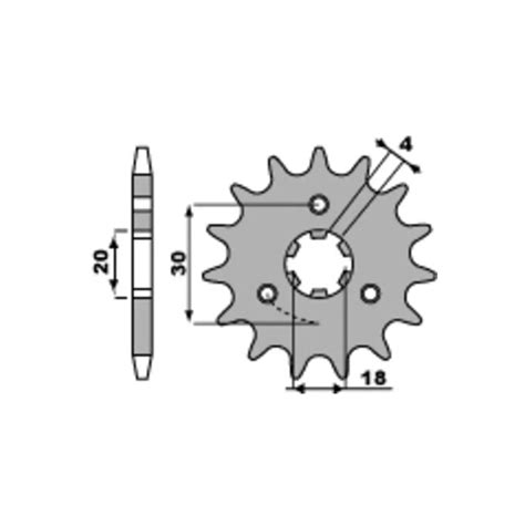 Pignon Pbr Acier Standard Pignon