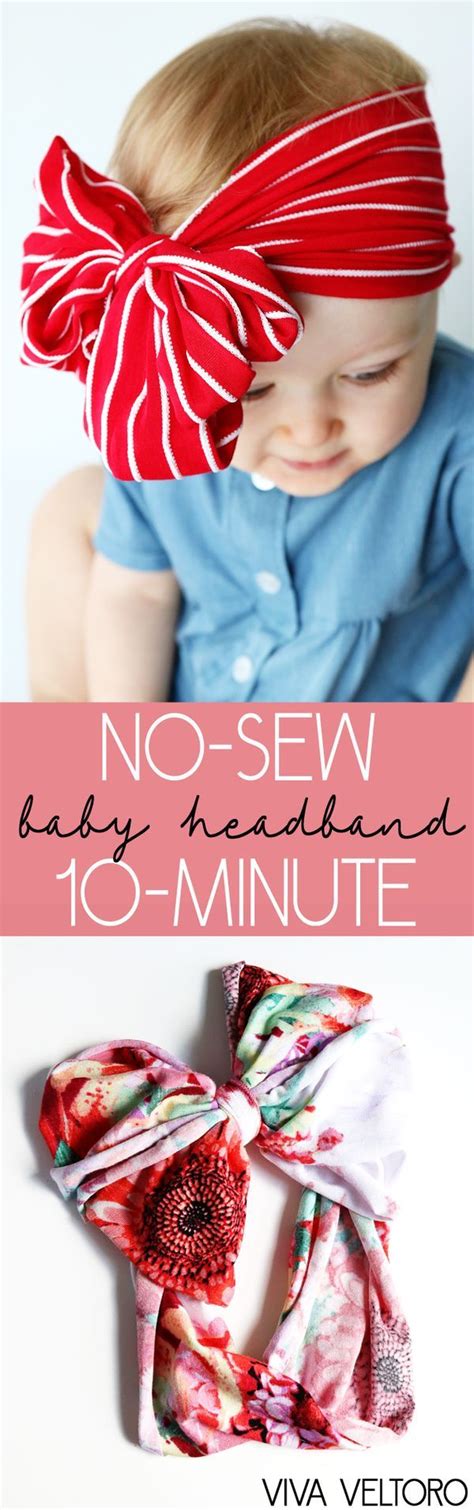 How To Make Baby Headbands Without Sewing Make Baby Headbands Baby