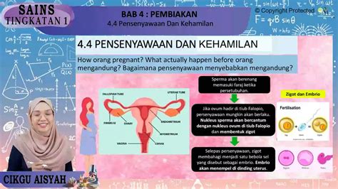 F Sains Persenyawaan Dan Kehamilan Bhg My E Tuition