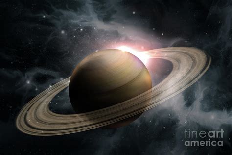 Planet Saturn Galaxy Photograph by Ezume Images - Pixels