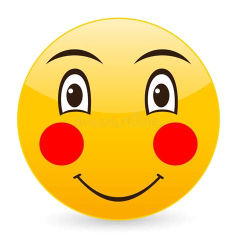 Abrazo Del Icono Sonriente Del Esquema Del Emoji De La Cara Ilustración