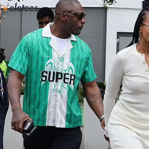 Idris Elba Nigerian National Football Team The Super Eagles Shirt