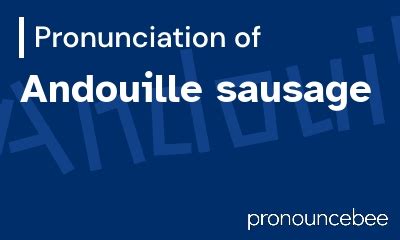how to pronounce sausage in french