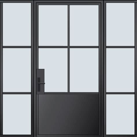 Pivot Steel Exterior Doors Modern Glass And Metal Front Doors