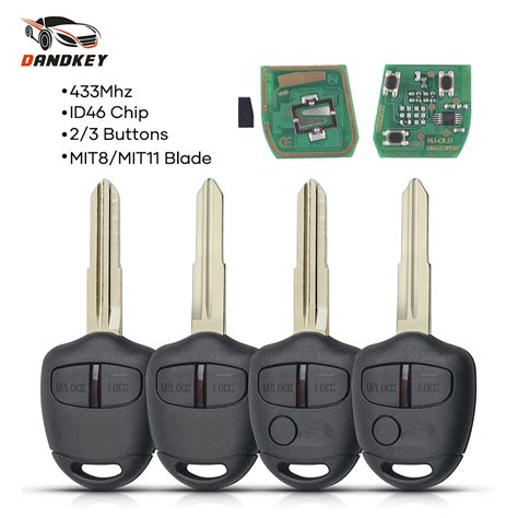 Dandkey Llave Remota De Coche Con Botones Chip Id Mhz L