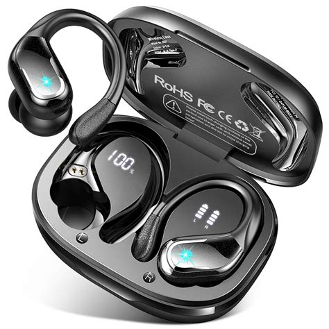 Wireless Earbud, 75Hrs Bluetooth 5.4 Headphones IP7 Waterproof for