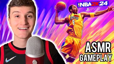 ASMR NBA2K24 Gameplay First Look W Controller Sounds Gum