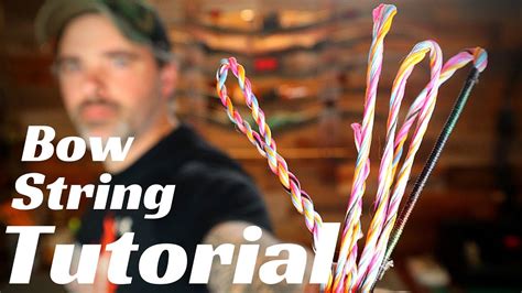 How To Flemish Twist Bow String No Jig Recurve And Longbow Youtube