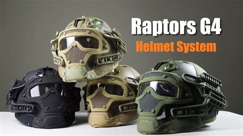 Raptors Airsoft S G4 The Ultimate Helmet And Full Face Protection