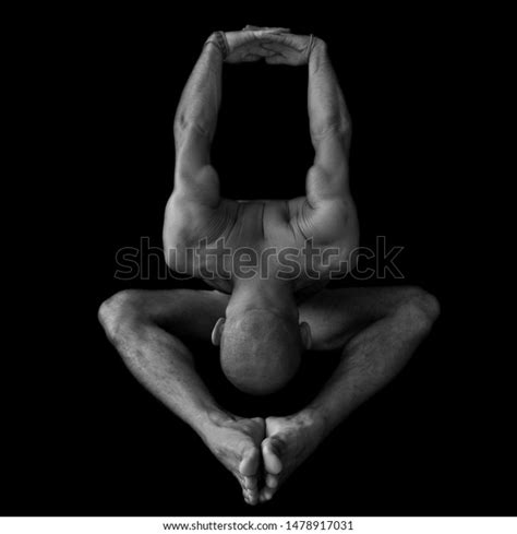 Naked Man Body Doing Yoga Pose Stock Photo Shutterstock