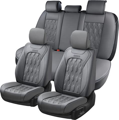 Coverado Ram Seat Covers Waterproof Leather Car Seat Covers Protective Seat Cushions Truck