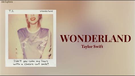 Taylor Swift 1989 Wonderland Lyrics