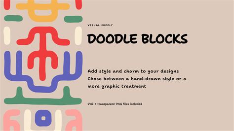 200 Vector Doodle Blocks