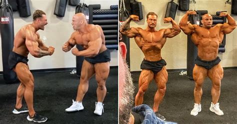 Big Ramy And Chris Bumstead Have Pose Off After Winning 2020 Mr