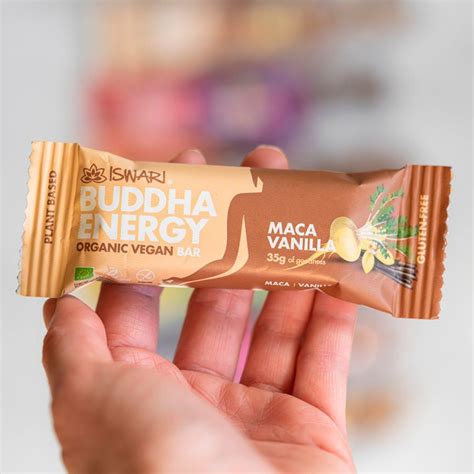 Buddha Energy Bar Maca Baunilha Gr Iswari Peixe Verde