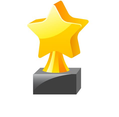 Star Award Vector Trophy Badge Transparent Png