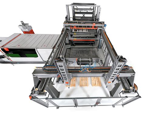 Automated Sheet Metal Handling And Sorting For Laser Cutting Bystronic